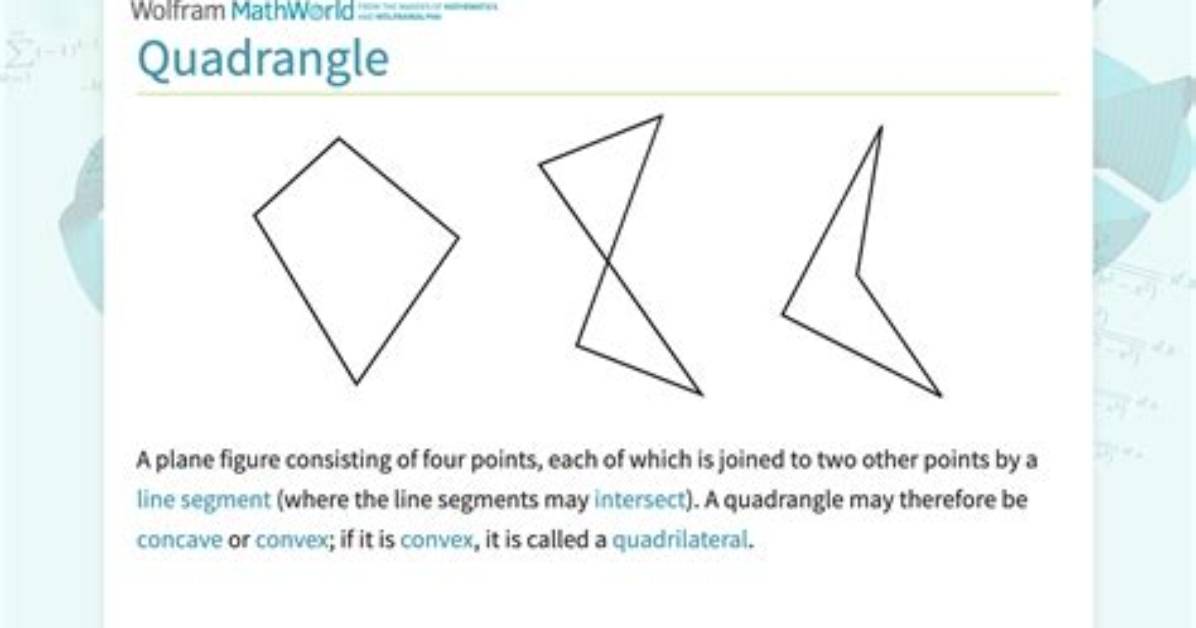 What Does Quadrangle Mean - Lisbd-Net. Com