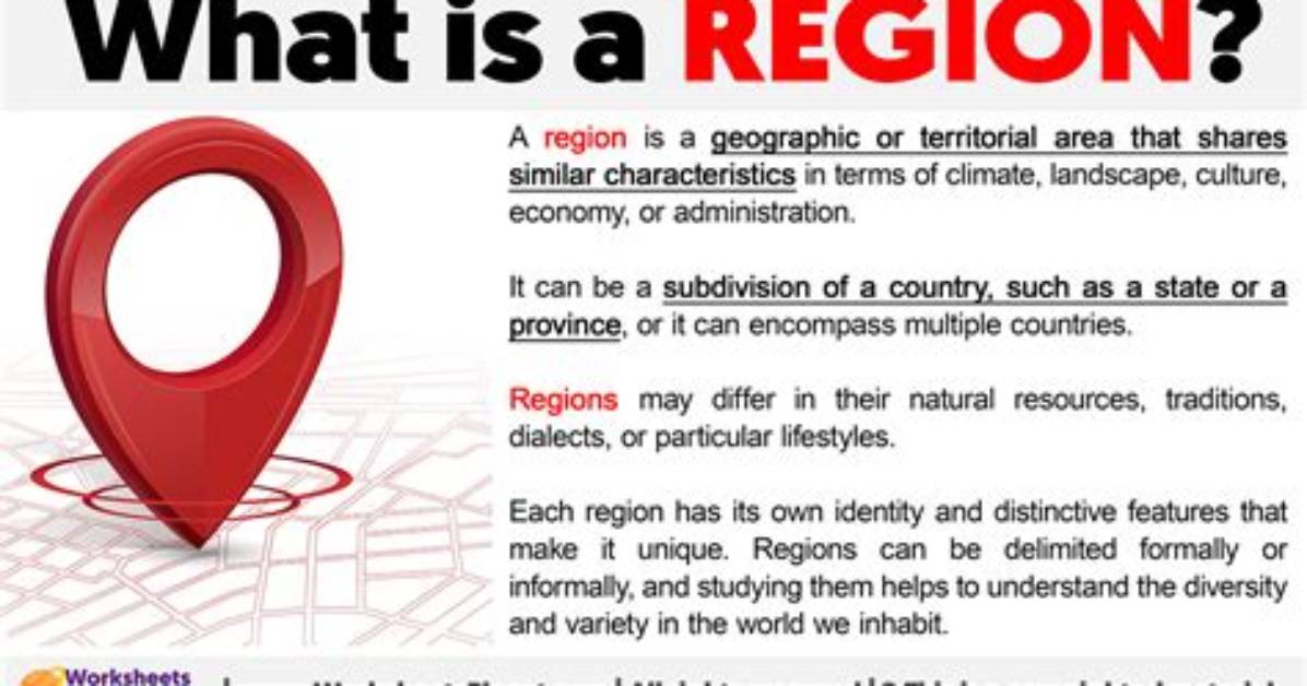 What Does Region Mean Example