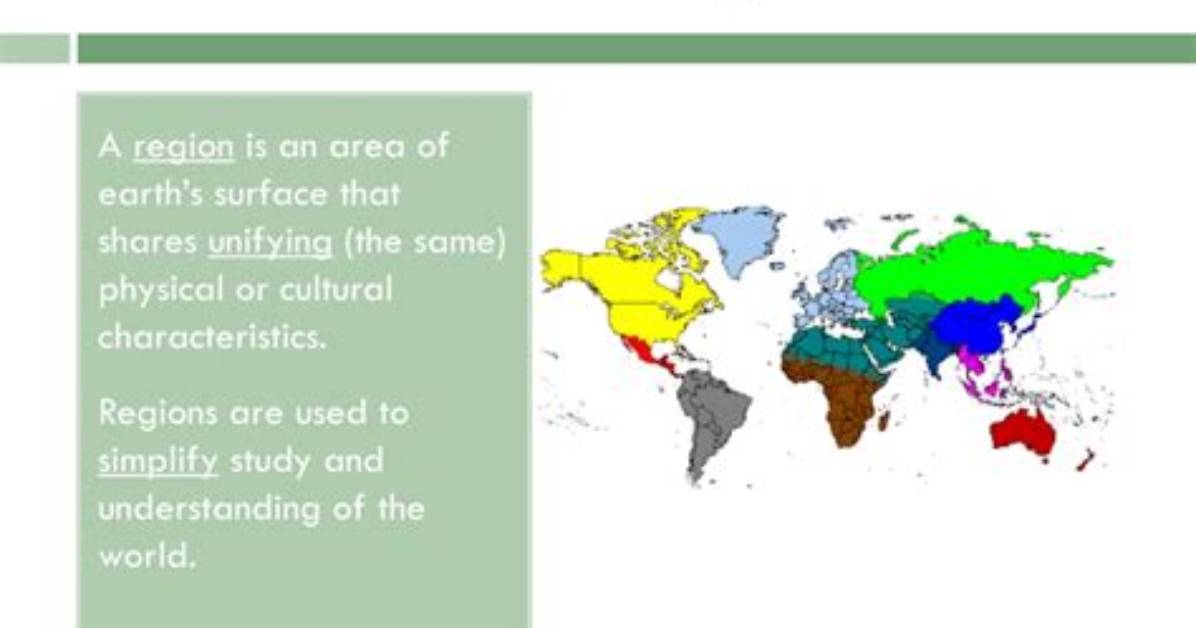 What Does Region Mean - How to Discuss