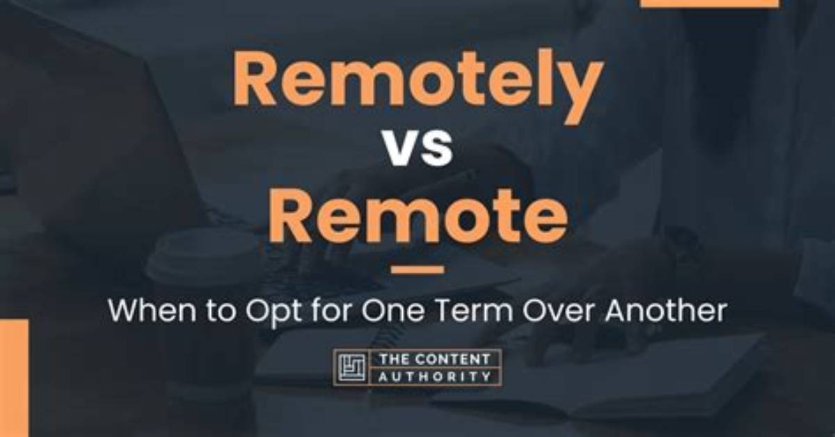 What Does Remotely Possible Mean?