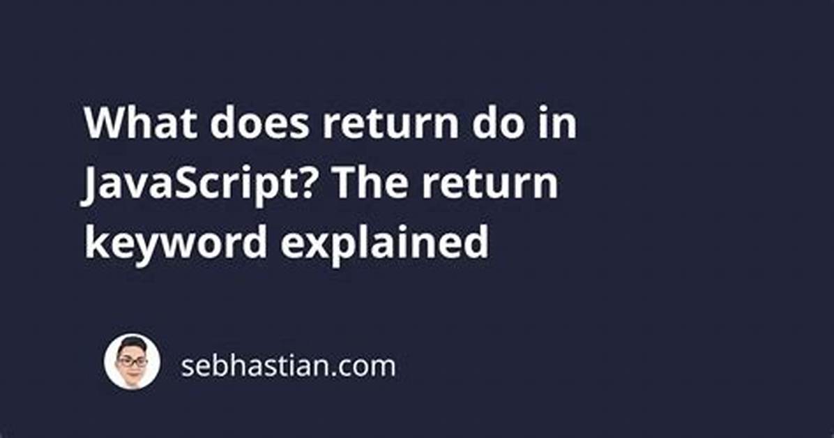 What Does `Return` Keyword Mean Inside `Foreach` Function? [Duplicate]