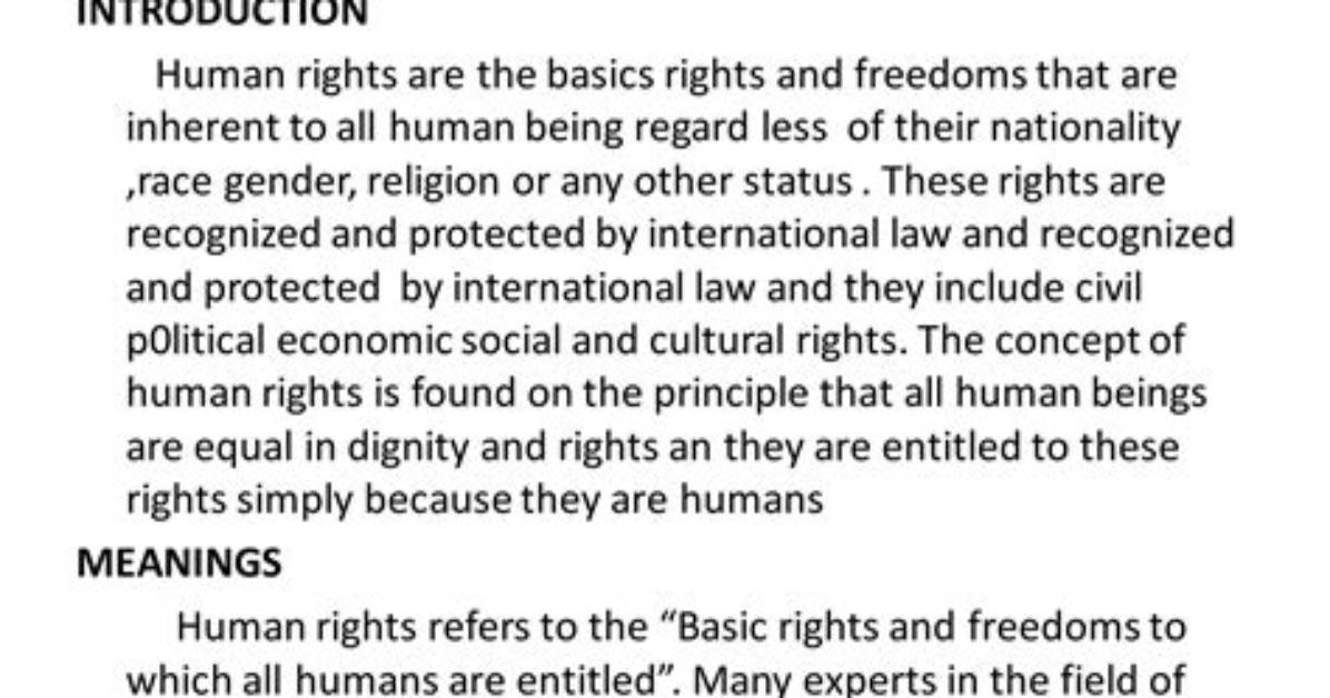 What Does Rights Mean?
