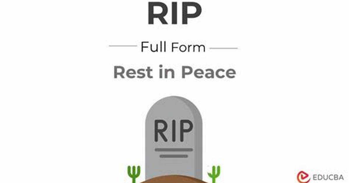 What Does Rip Mean?
