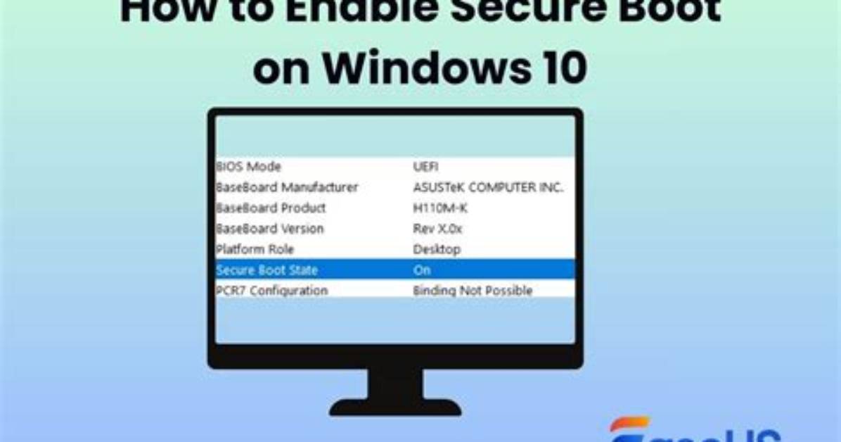 What Does Secure Boot Do Windows 10?