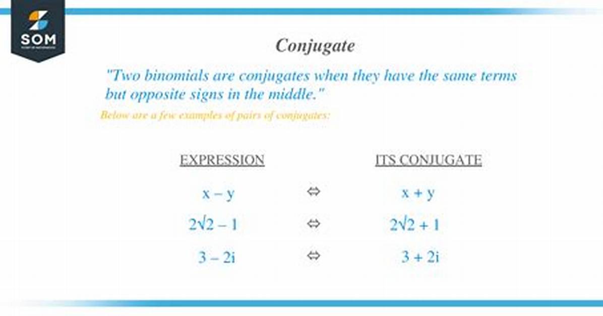 What Does Self-Conjugate Mean?