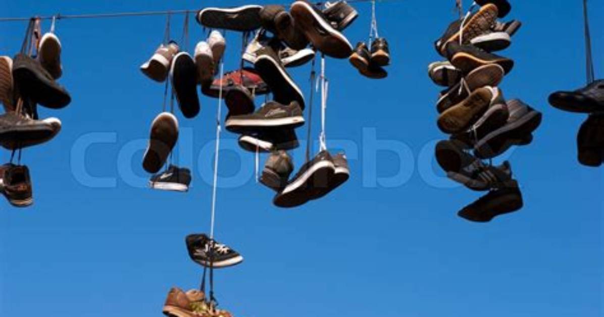 What Does Shoes Hanging on a Wire Mean