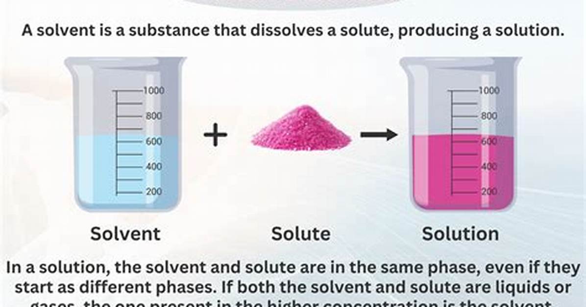 What Does Solvent Mean?