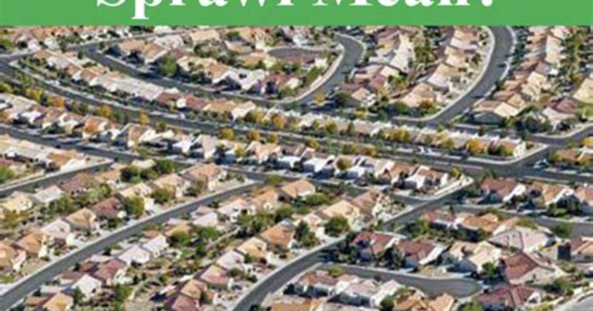 What Does Sprawl Mean