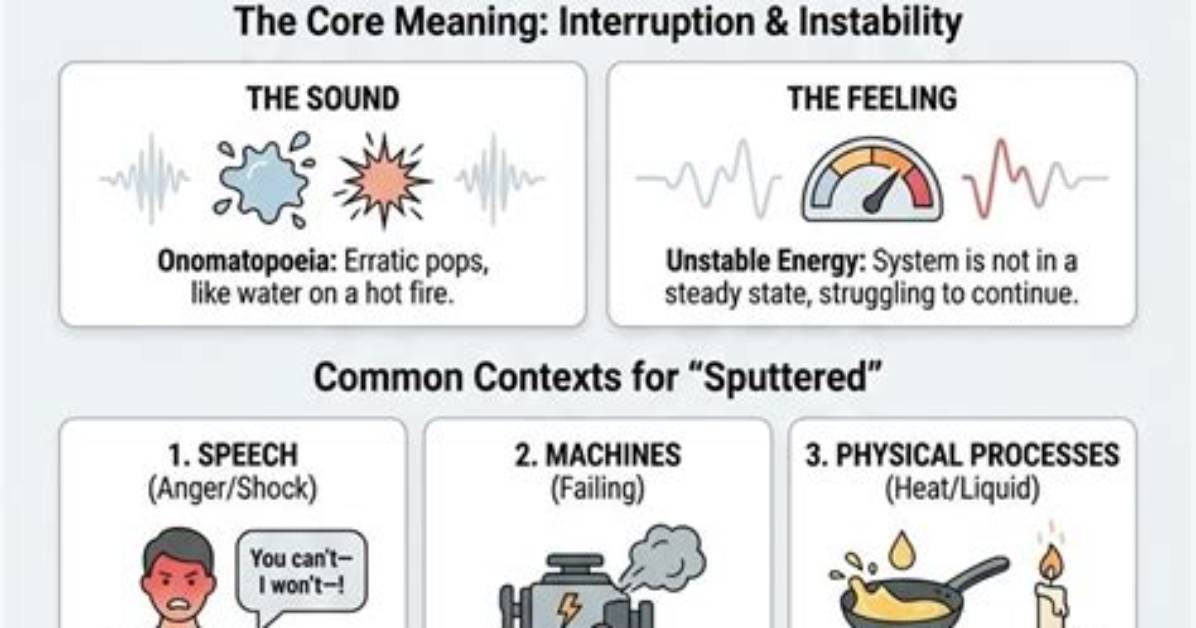 What Does Sputtered Mean?