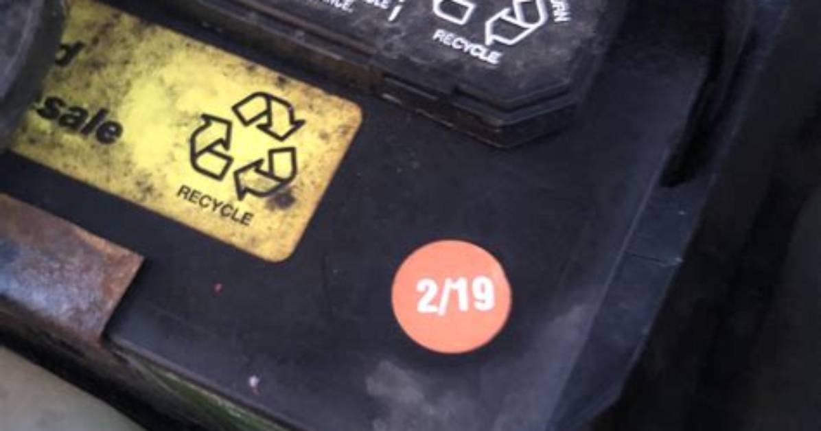 What Does Sticker on Battery Mean?