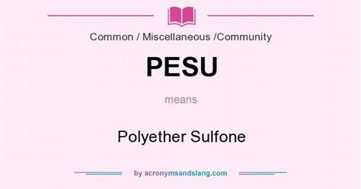What Does Sulfone Mean?