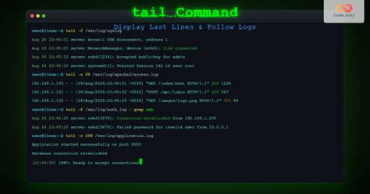 What Does Tail Command Do in Linux?