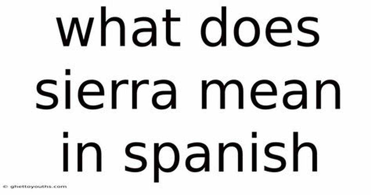 What Does Tango Sierra Mean?