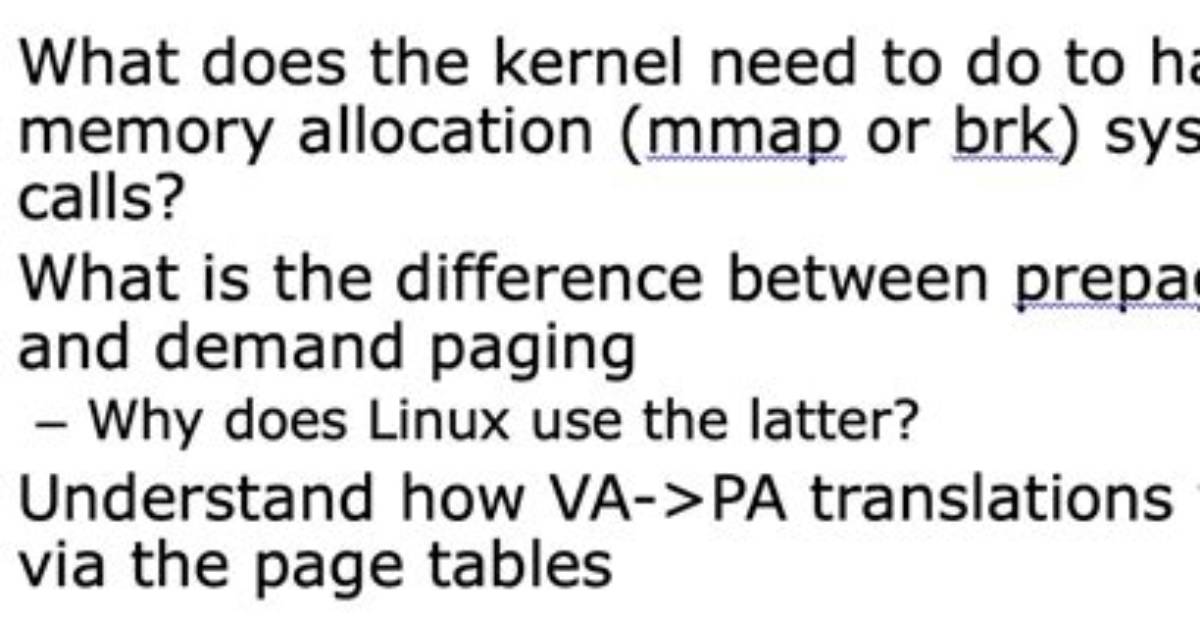 What Does the Brk() System Call Do?