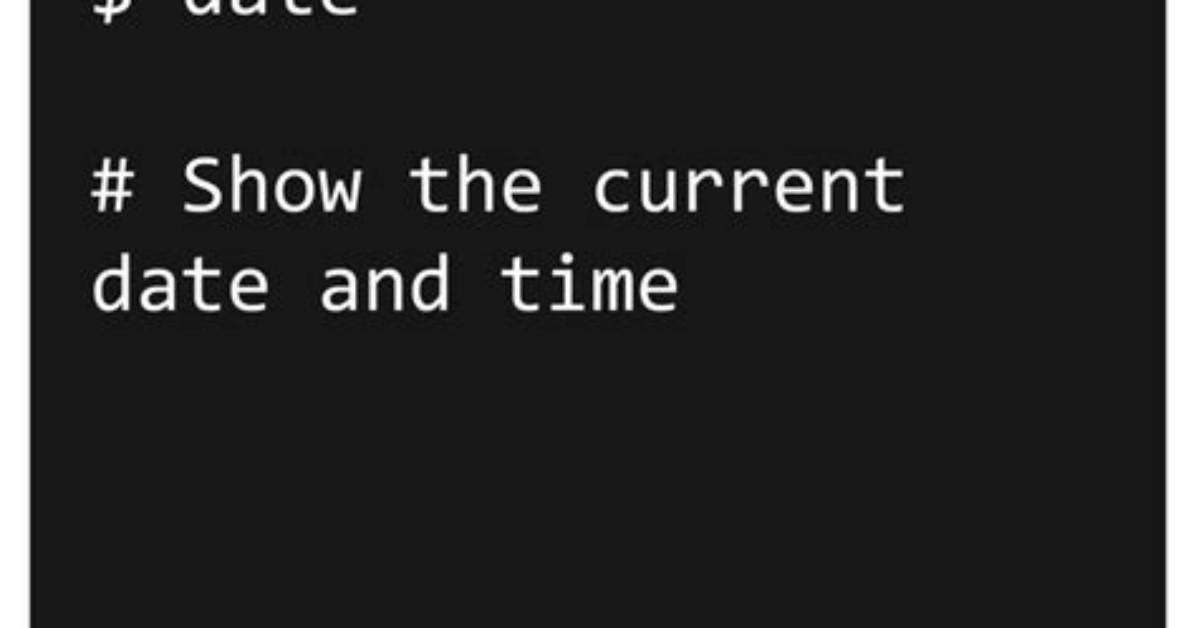 What Does the Date Command Do in Linux?