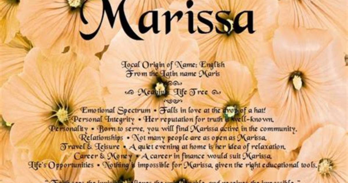 What Does the Name Marrisa Mean?