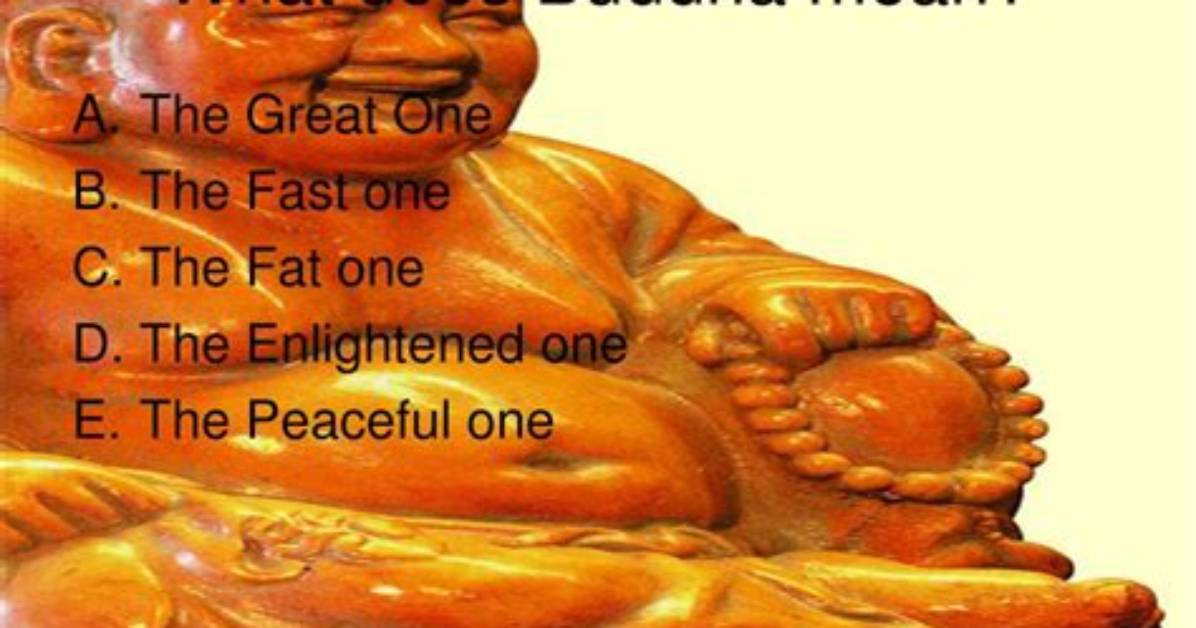 What Does the Name of Buddha Mean?