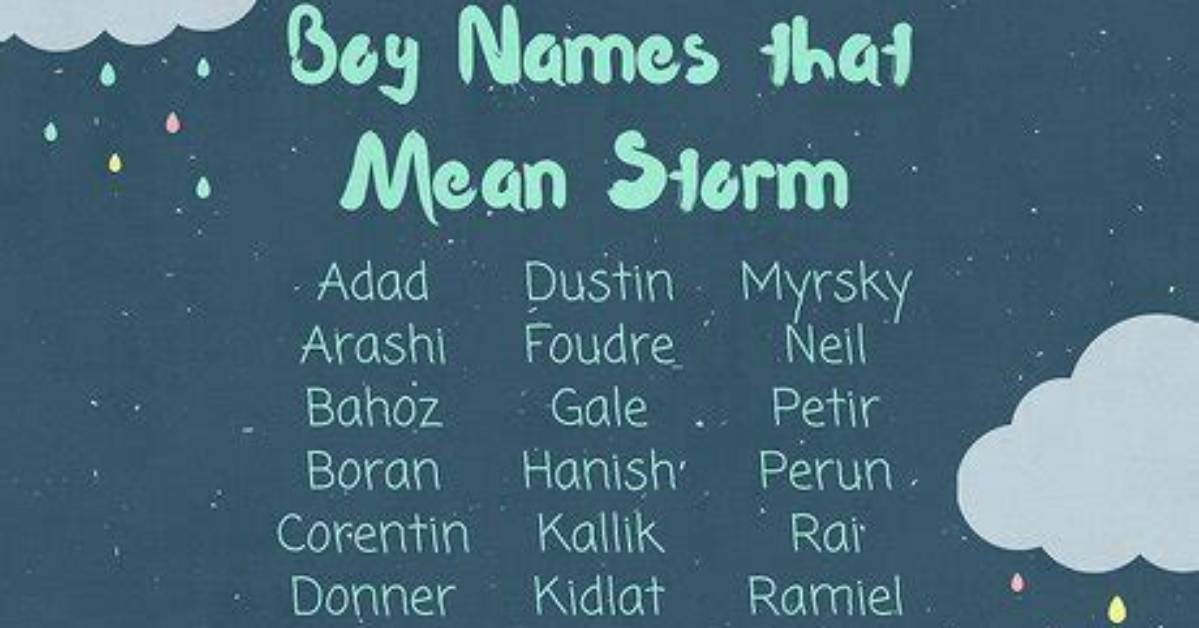 What Does the Name Storm Mean