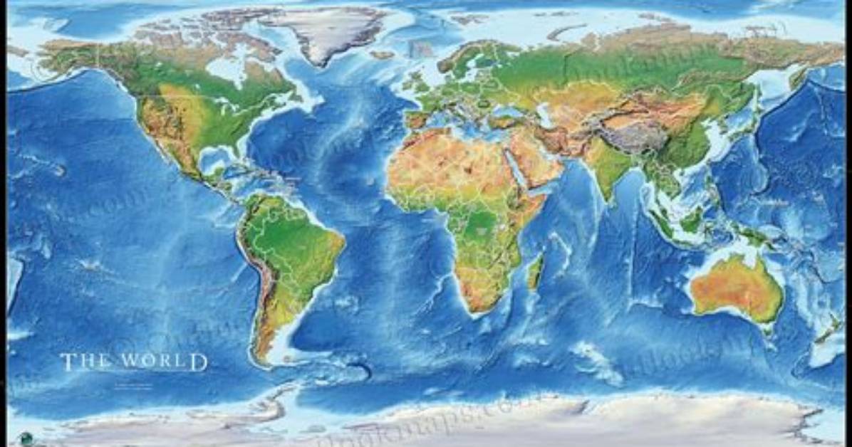What Does the Physical Map Show