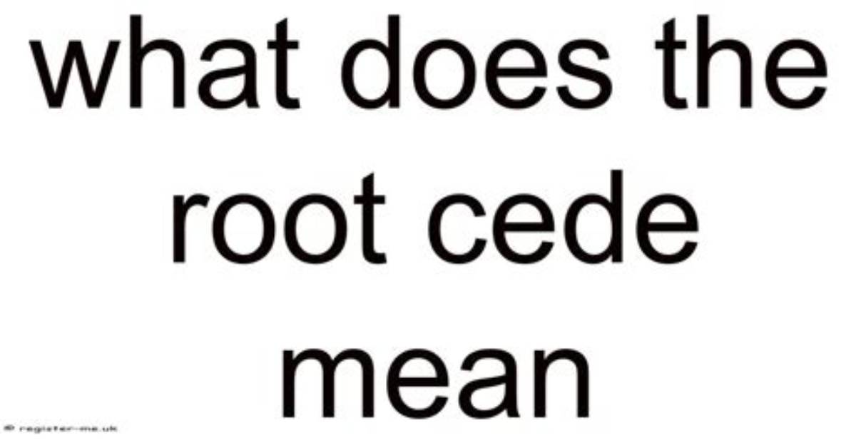 What Does the Root Dendr Mean?
