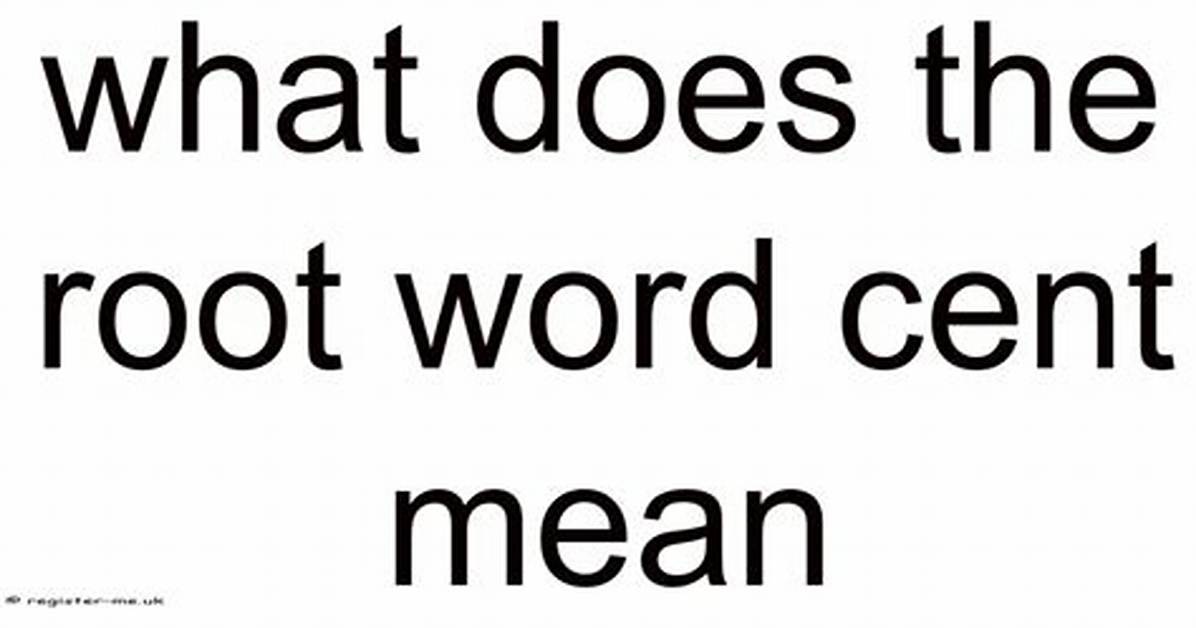 What Does the Root Enn Mean