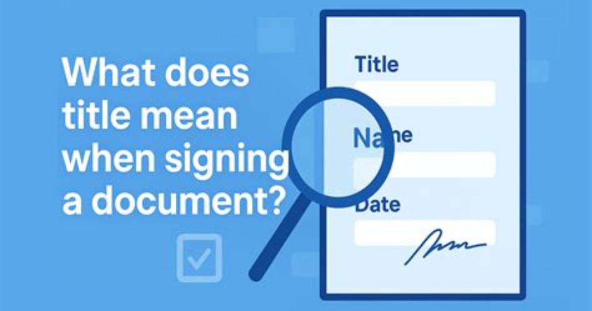 What Does the Title Administrator Mean?
