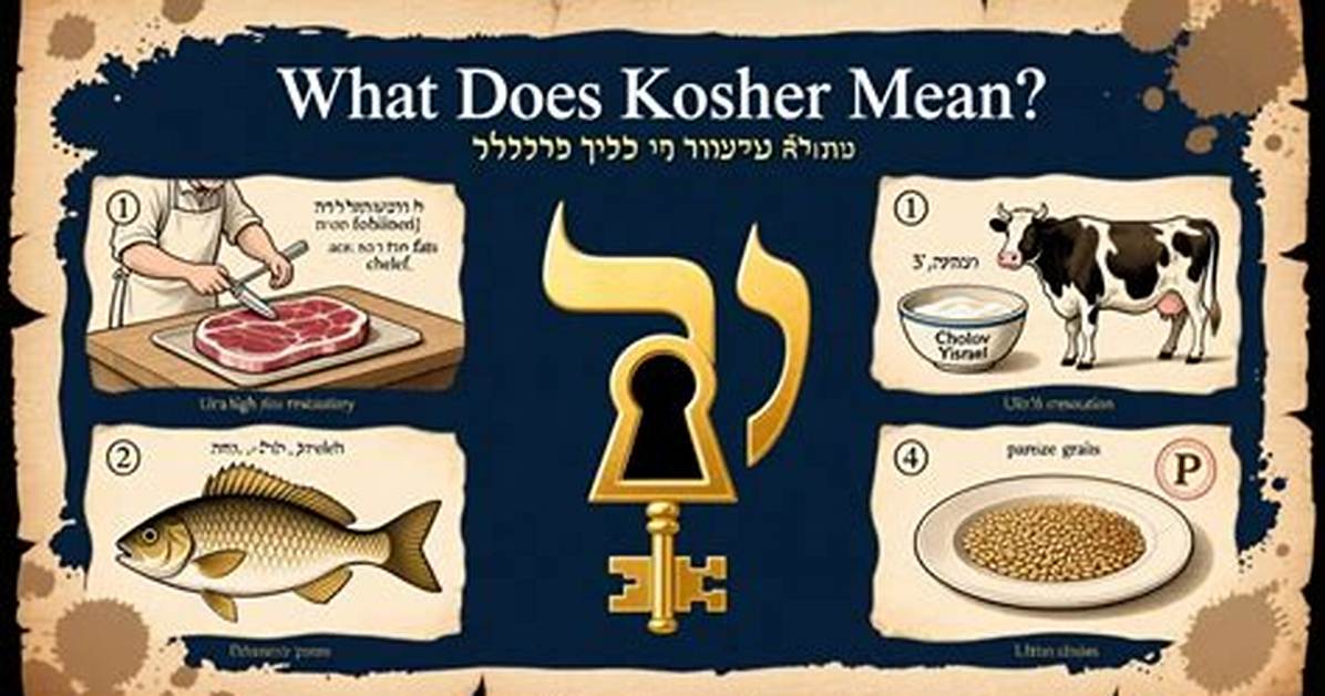 What Does the Word Kosher Mean?