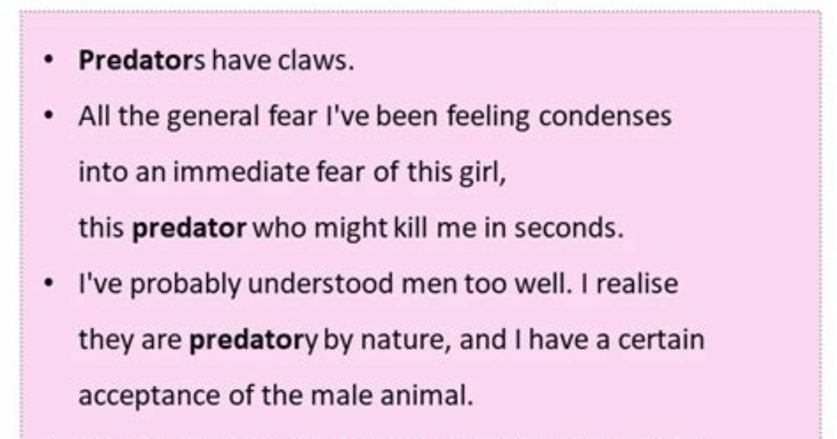What Does the Word Predator Mean
