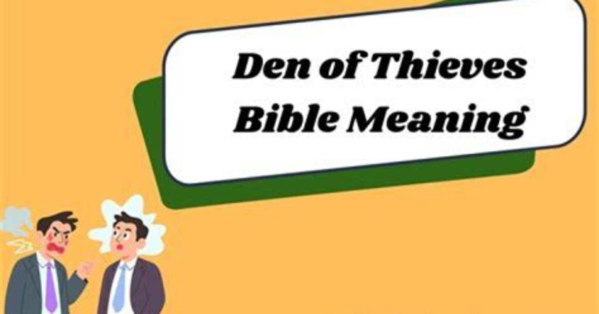 What Does Thieves Mean?