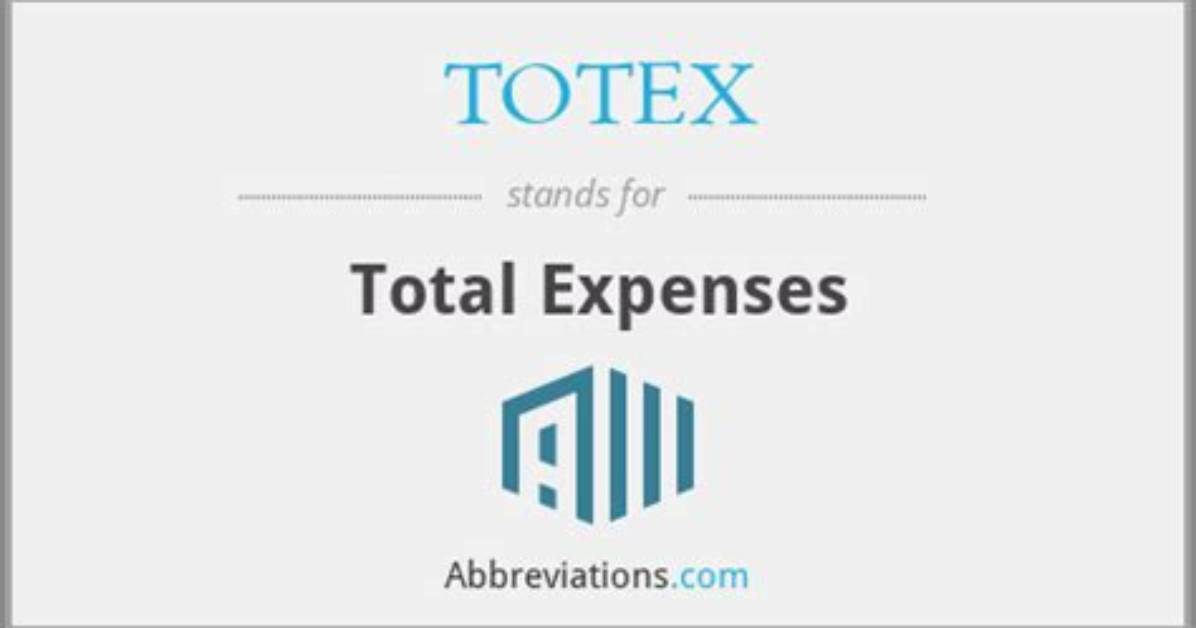 What Does Totex Mean?