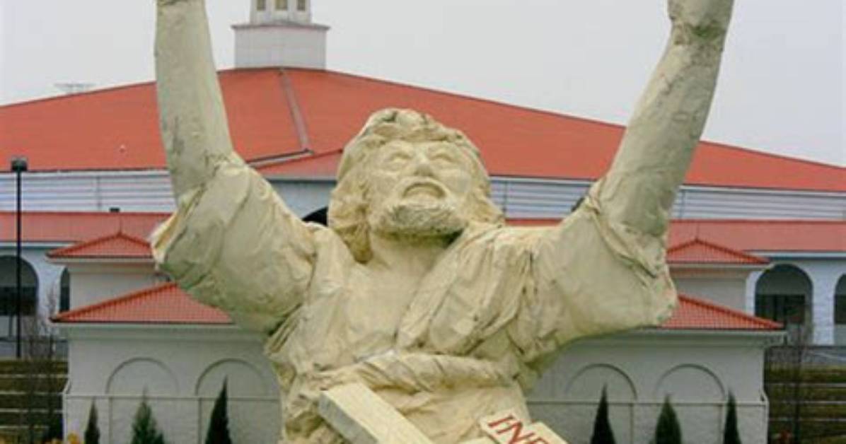 What Does Touchdown Jesus Mean