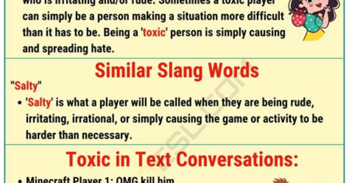 What Does Toxic Mean?
