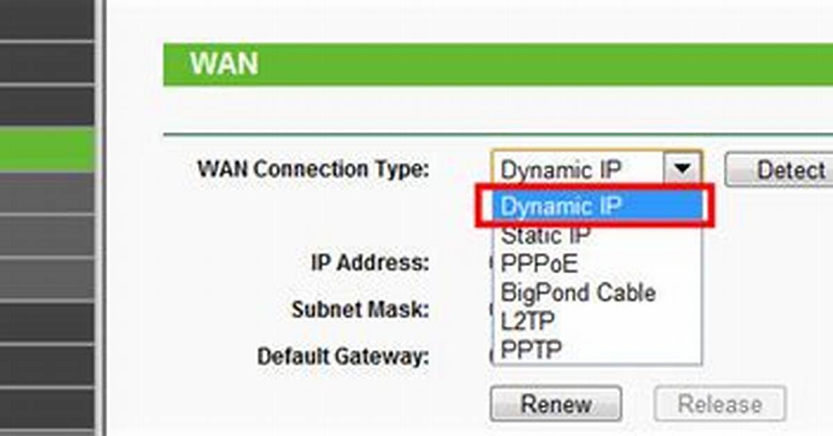What Does Wan Connection Type Pppoe Mean When It Detects Static Ip