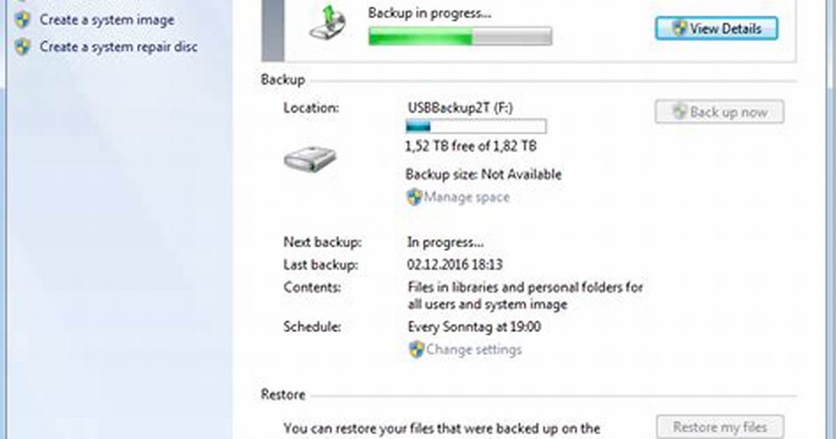 What Does Windows 7 Backup Actually Backup?