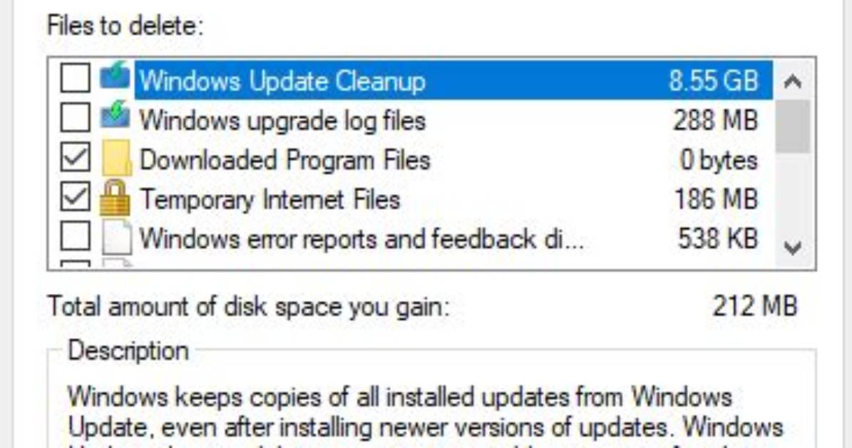 What Does Windows Update Cleanup Do?