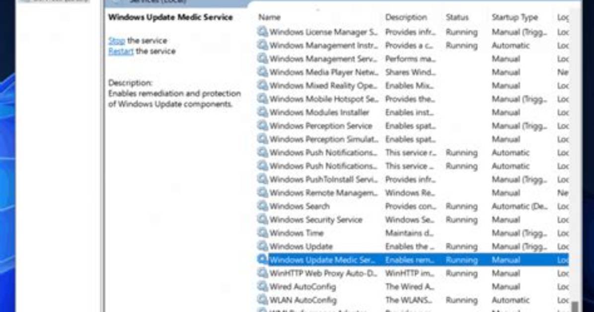 What Does Windows Update Medic Service Do?