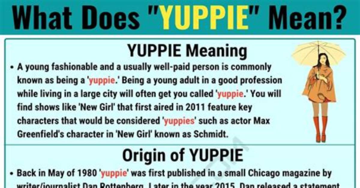What Does Yuppie Mean?