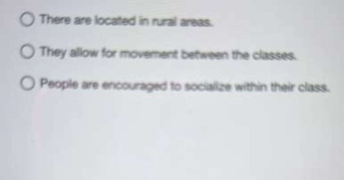 What Factor Makes Class Systems Open