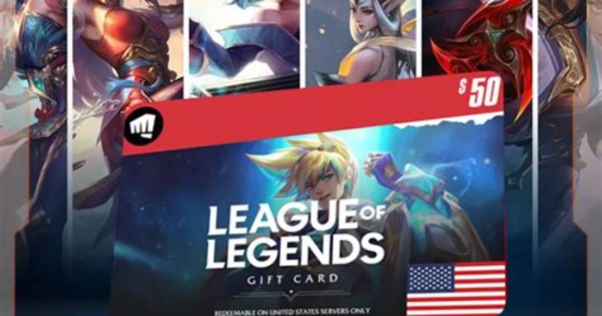 What Gift Cards Does League of Legends Accept