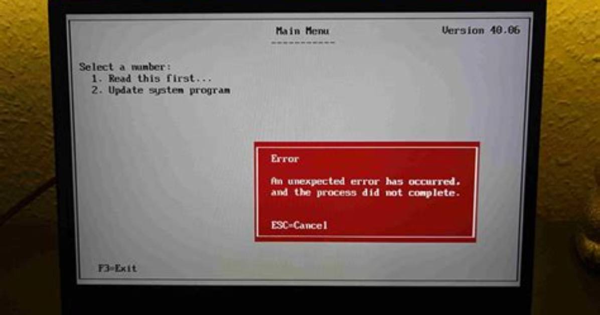What Happen If Bios Missing or Malfunction?