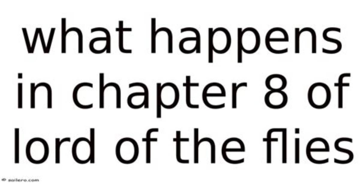 What Happens in Chapter 8 of to Kill a Mockingbird