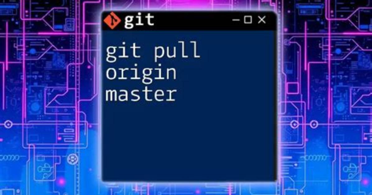 What Happens When I Do Git Pull Origin Master in the Develop Branch?