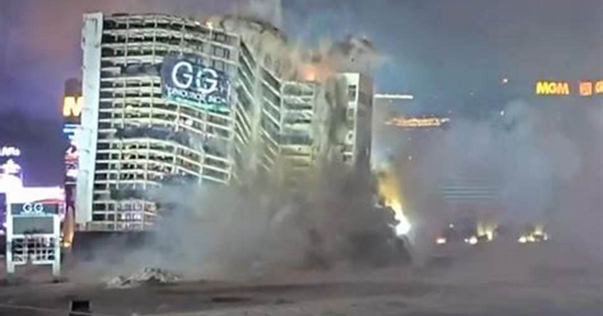What Hotel Was Imploded in Ocean's 11?