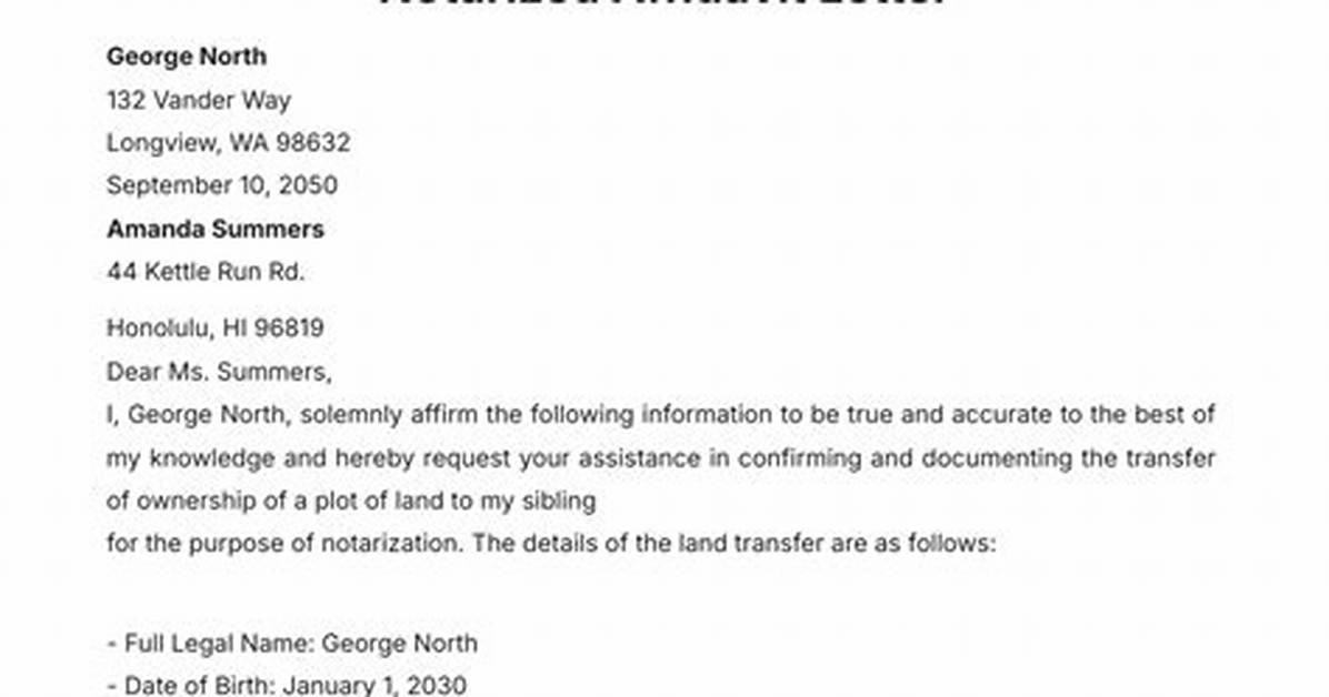 What If Affidavit Is Not Notarized