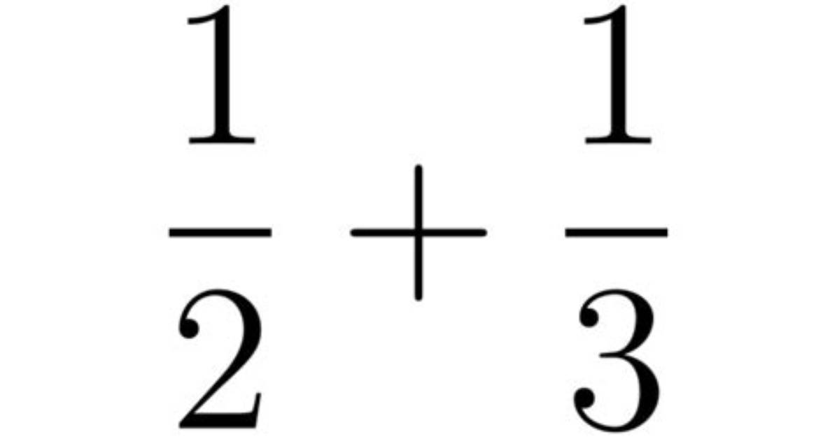 What Is 1 2 Plus 1 3 Cup