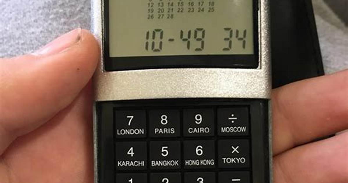 What Is a Calculator Clock