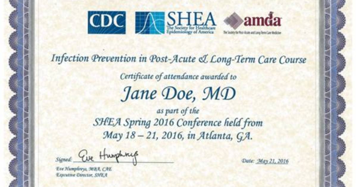 What Is a Cdc Certificate