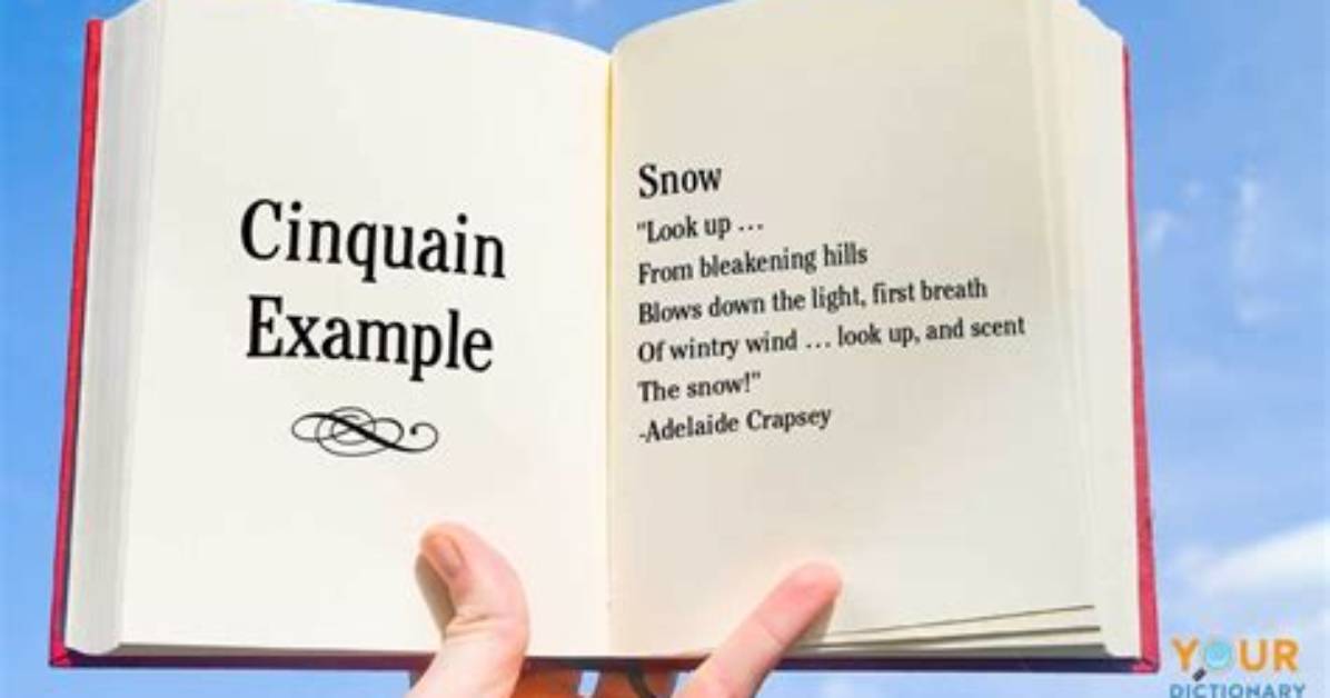 What Is a Cinquain Example?