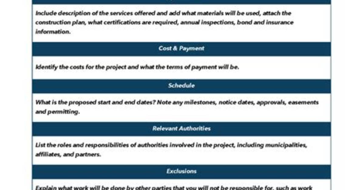 What Is a Construction Proposal