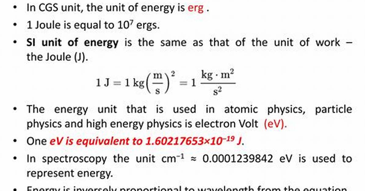 What Is a Erg in Physics?